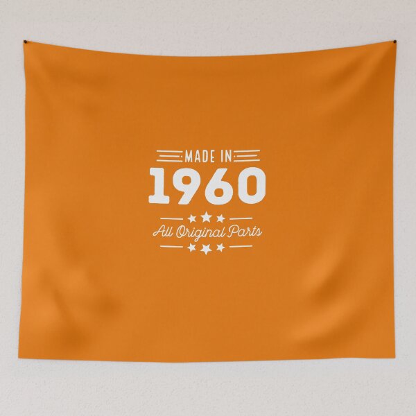 Item preview, Made In 1960 All Original Parts 56th Birthday Gift T-Shirt designed and sold by AlwaysAwesome.
