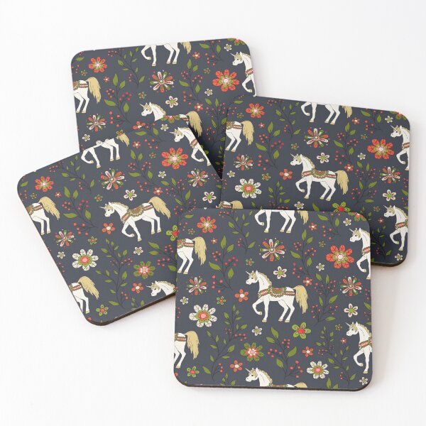 Item preview, Abstract Floral Horse Pattern designed and sold by CheekyChicChic.