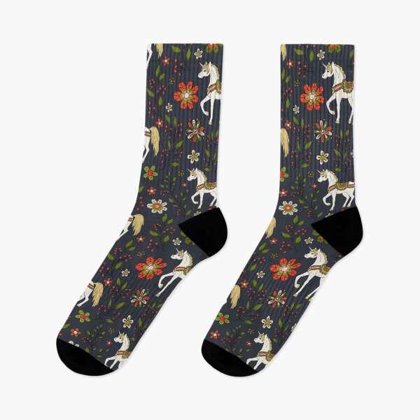 Item preview, Abstract Floral Horse Pattern designed and sold by CheekyChicChic.