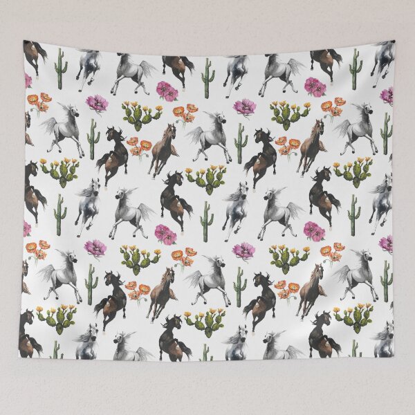 Item preview, Cactus Horse Pattern designed and sold by CheekyChicChic.