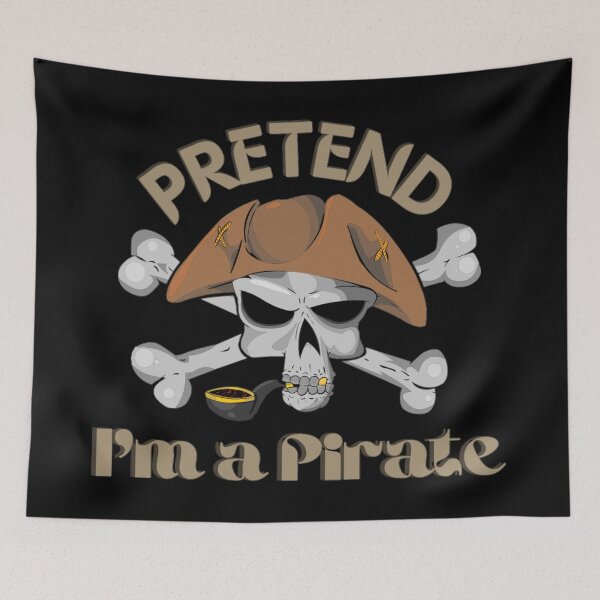 Item preview, Pretend I'm A Pirate Pirate Skull Halloween Costume designed and sold by Simi2020.
