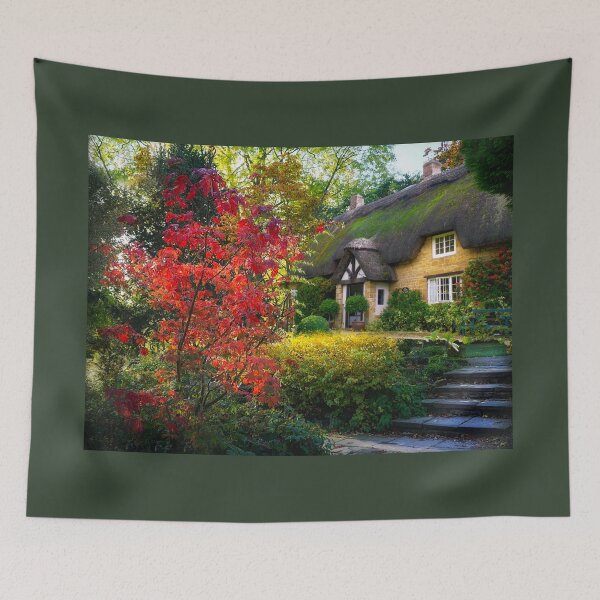 Item preview, Cotswold Autumnal Cottage designed and sold by Alisonchambers2.