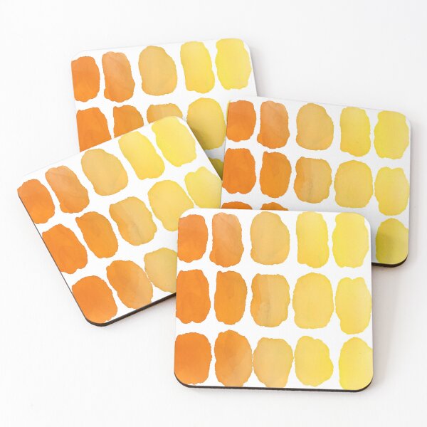 Item preview, Orange to Yellow Watercolour Blocks designed and sold by JillyBeanDesign.
