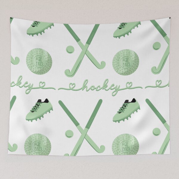 Item preview, Light Green Watercolor Field Hockey Sticker Pack designed and sold by The-Goods.
