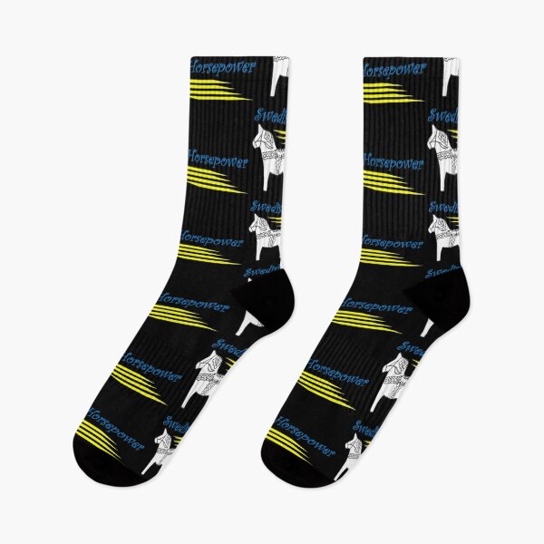 Item preview, Swedish Horsepower Yellow Wind on Black designed and sold by HighCountry2021.