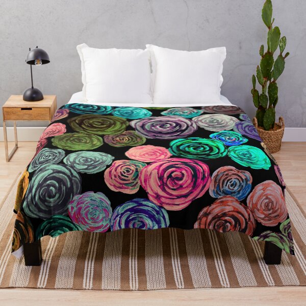 Item preview, succulents watercolor trendy bright colors pattern designed and sold by cutecrazytshirt.