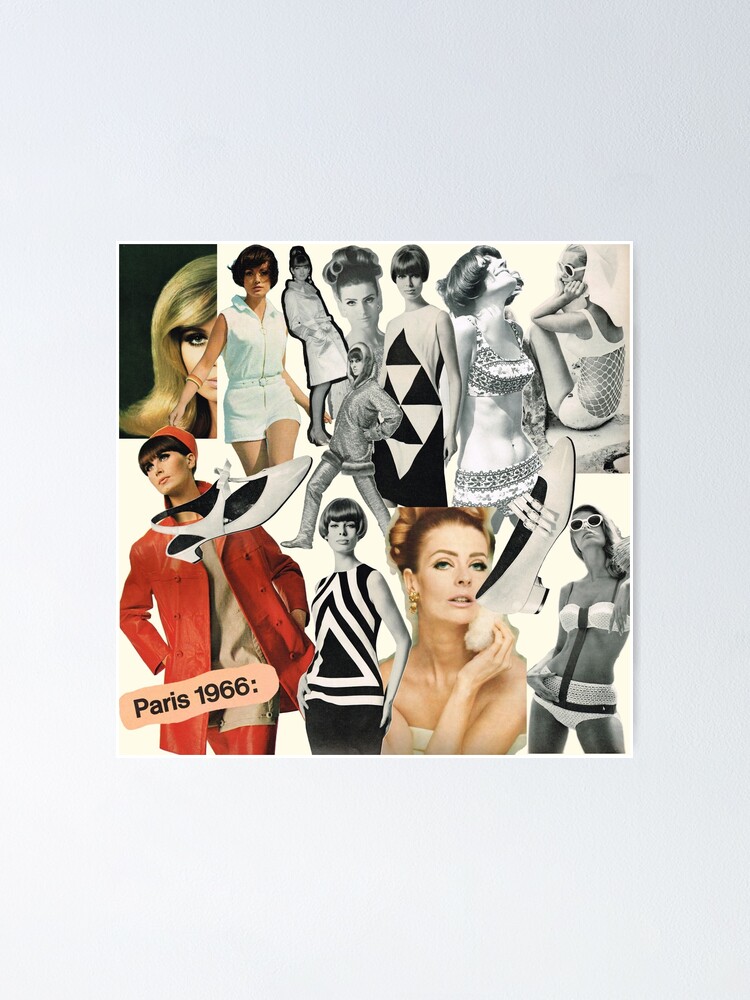 ポスター vintage 60's poster 60s, 1960s, Sixties, Mod, Fashion, Retro, Vintage