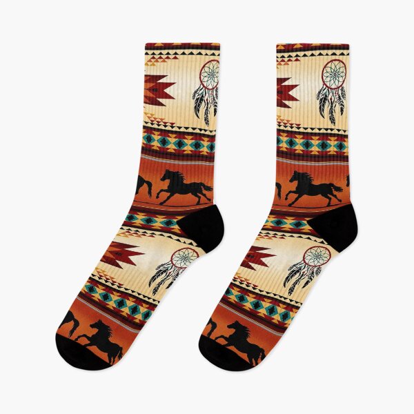 Item preview, Dream Catcher Tribal Horse Pattern Red designed and sold by CheekyChicChic.