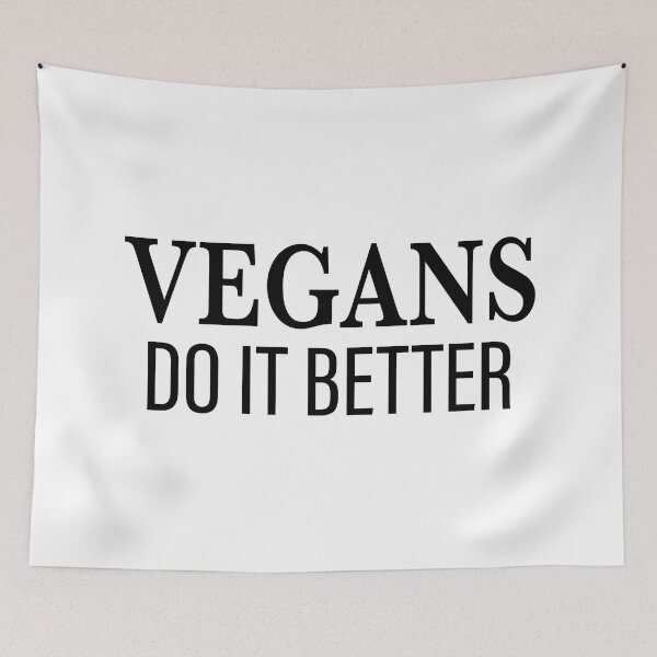 Item preview, Vegans do it better - Black designed and sold by TWPCdesigns.