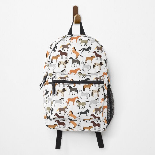Item preview, Cute Flat Style Horse Pattern designed and sold by CheekyChicChic.