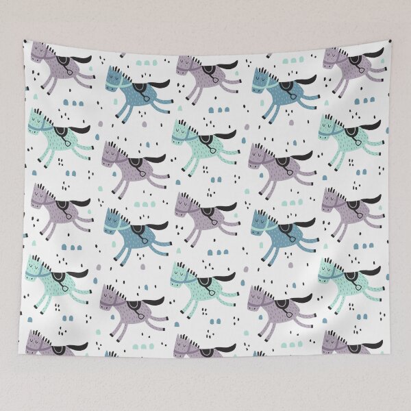 Item preview, Cute Horse Pattern designed and sold by CheekyChicChic.