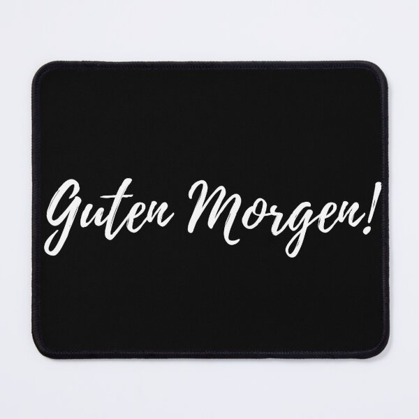 Artikelvorschau, Guten Morgen! Einfaches minimalistisches Design in Schwarzweiß entworfen und verkauft von EndlessDoodles.