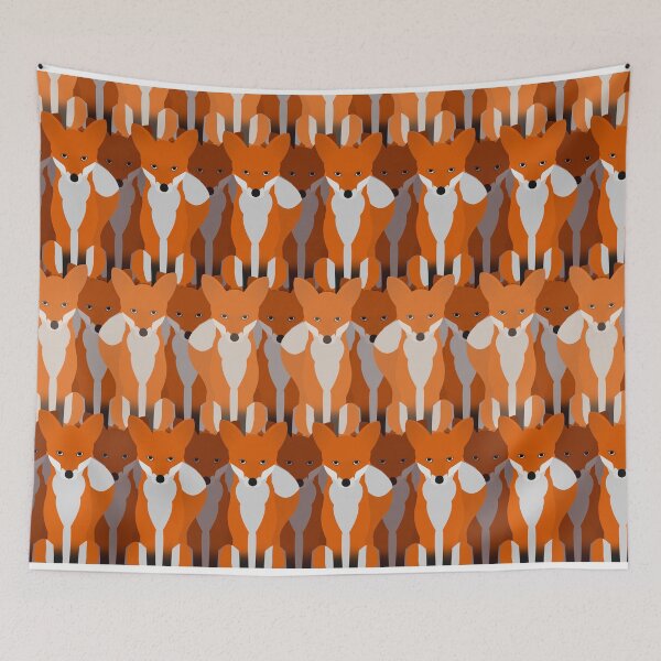 Item preview, Non-socially distanced Foxes designed and sold by slackeyy.