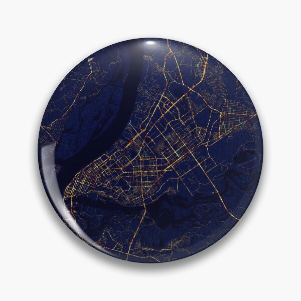 Item preview, Samara, Russia Map - City At Night designed and sold by deMAP.