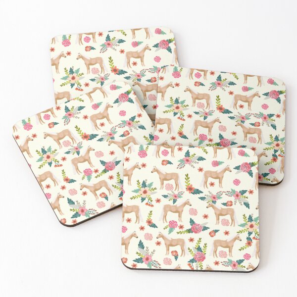 Item preview, Floral Horse Painting Pattern designed and sold by CheekyChicChic.