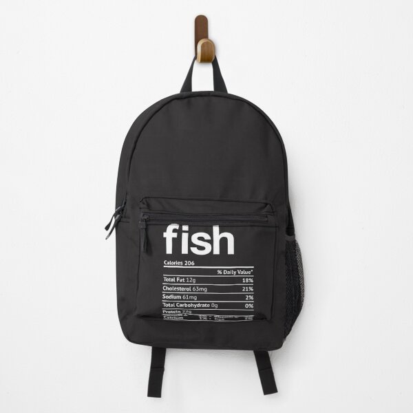 Item preview, Fish Nutrition Facts Funny Thanksgiving Christmas Food designed and sold by Gayle0Theberge.