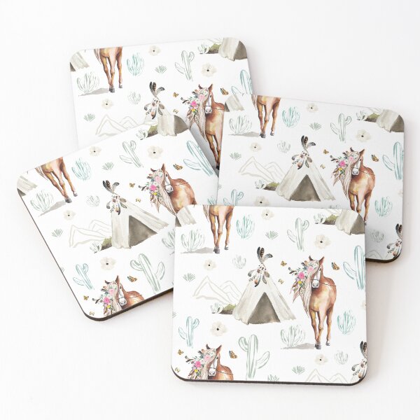 Item preview, Free Spirit Horse Pattern designed and sold by CheekyChicChic.