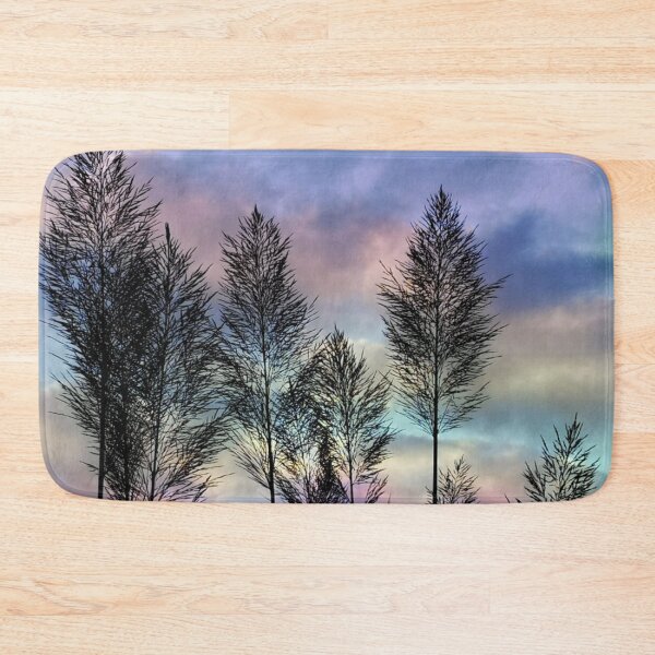 Item preview, Bamboo and a Greek evening sky in autumn - atmospheric photo design designed and sold by kikidu21.