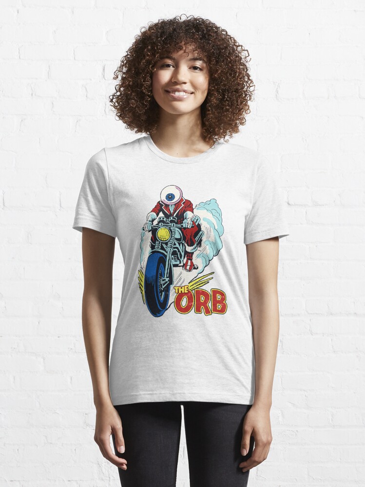 The Orb Vintage Motorcycle Villain | Essential T-Shirt