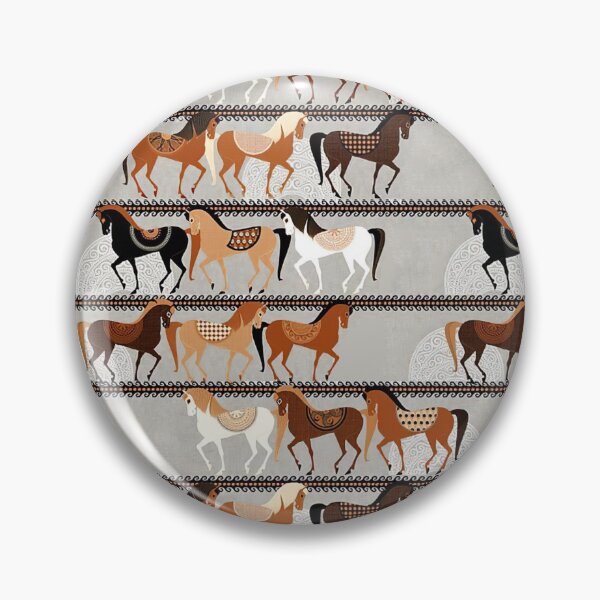 Item preview, Greek Horse Pattern designed and sold by CheekyChicChic.