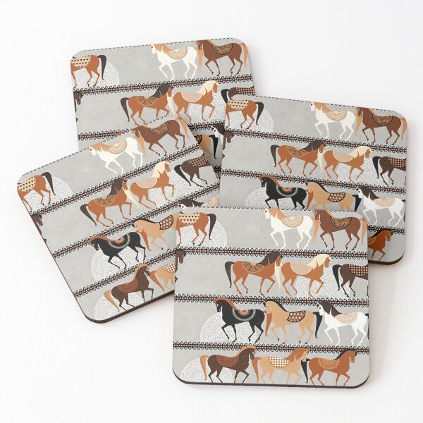 Item preview, Greek Horse Pattern designed and sold by CheekyChicChic.