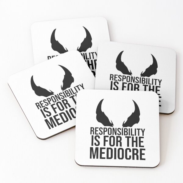 Item preview, Responsibility is for the Mediocre Quote designed and sold by sarahxxdll.