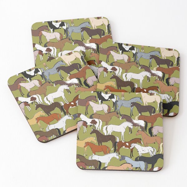Item preview, Horse On Green Pattern designed and sold by CheekyChicChic.