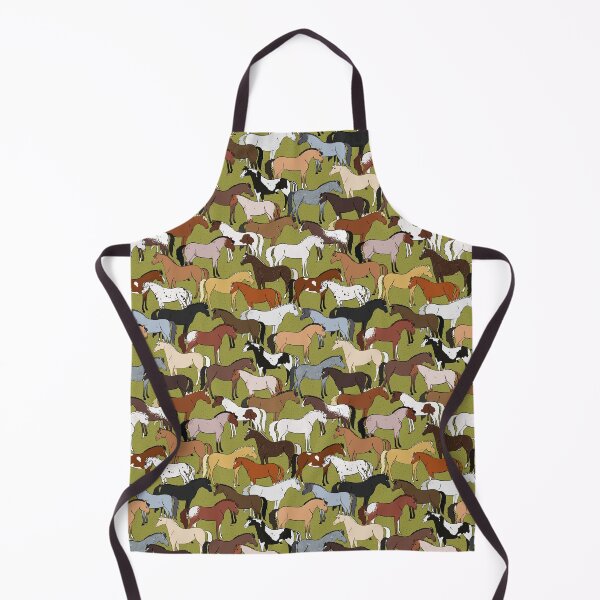 Item preview, Horse On Green Pattern designed and sold by CheekyChicChic.