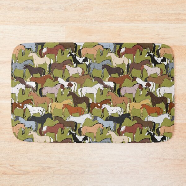 Item preview, Horse On Green Pattern designed and sold by CheekyChicChic.