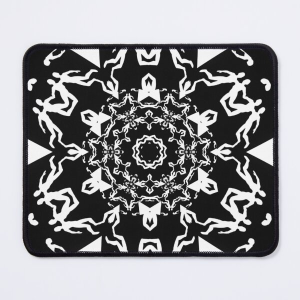 Item preview, Open Water Swimmers Artwork Abstract Snowflake Artist Jenny Meehan designed and sold by Jenny Meehan Art Prints and Patterns .
