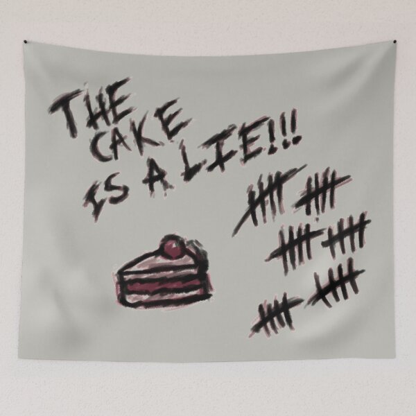 Item preview, THE CAKE IS A LIE !!! designed and sold by ChillerTyp.