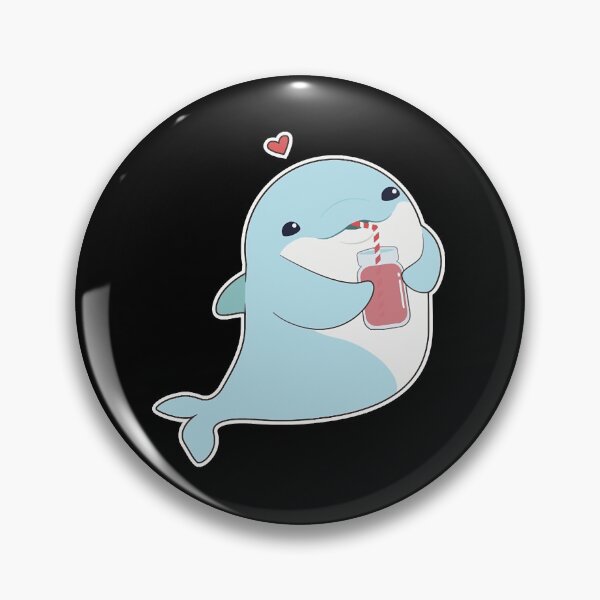 Item preview, Dolphin with Drink & Heart  designed and sold by duongthachth.