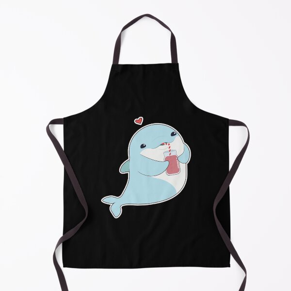 Item preview, Dolphin with Drink & Heart  designed and sold by duongthachth.