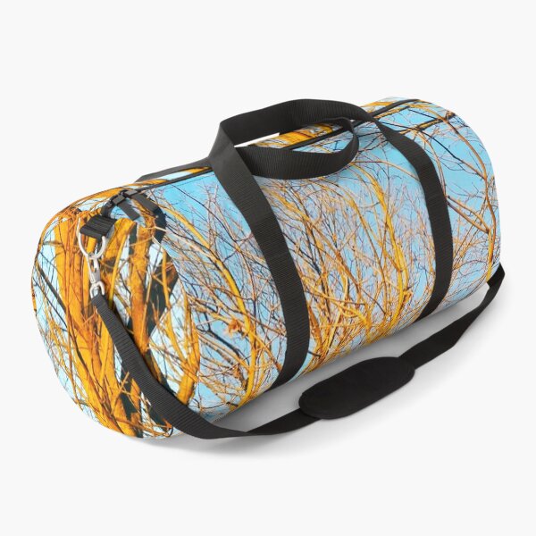 Item preview, Bare winter trees twisting and bending against the background of the blue cloudless sky designed and sold by helenkaiy.