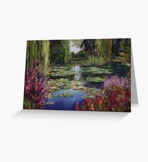 Monet's Lily Pond Greeting Card