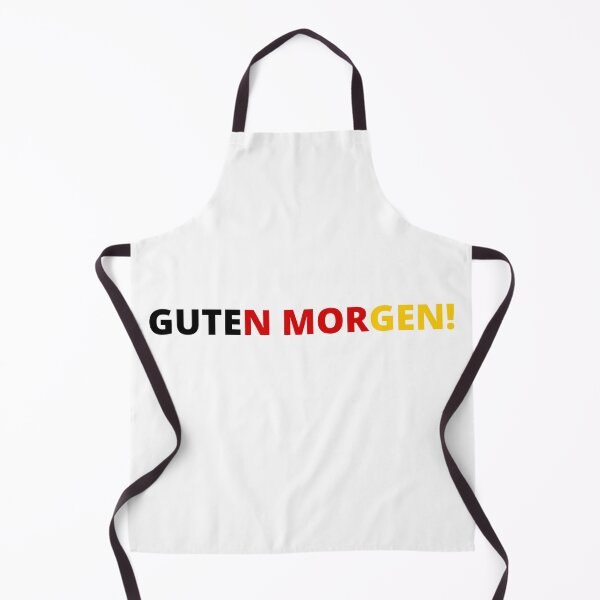 Item preview, Guten Morgen! Simple Minimalistic Design in Black, Red, and Yellow German Flag Colors designed and sold by EndlessDoodles.