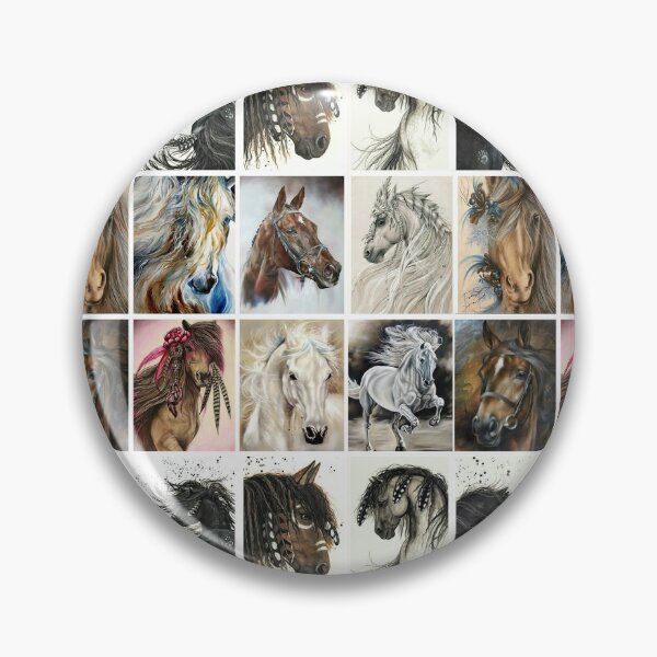 Item preview, Horse Portraits Pattern designed and sold by CheekyChicChic.