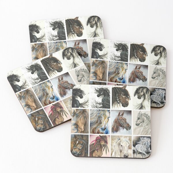 Item preview, Horse Portraits Pattern designed and sold by CheekyChicChic.