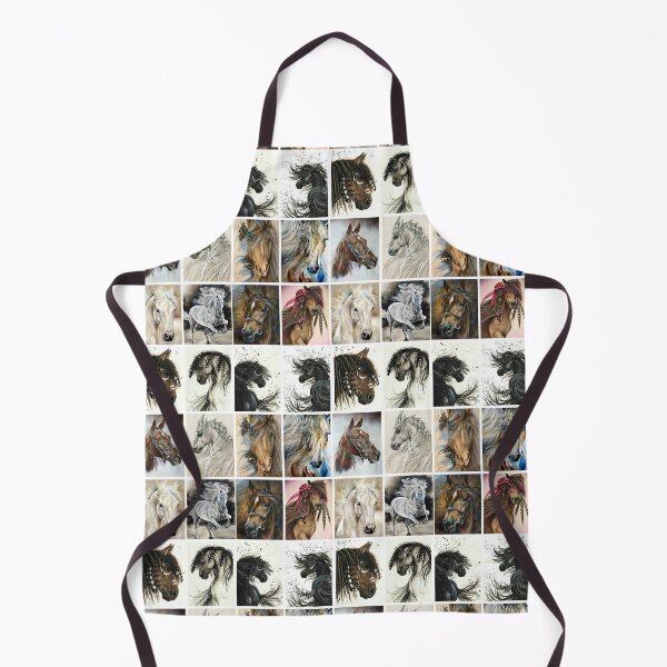 Item preview, Horse Portraits Pattern designed and sold by CheekyChicChic.