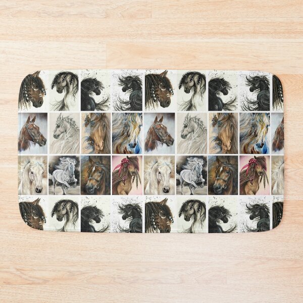 Item preview, Horse Portraits Pattern designed and sold by CheekyChicChic.