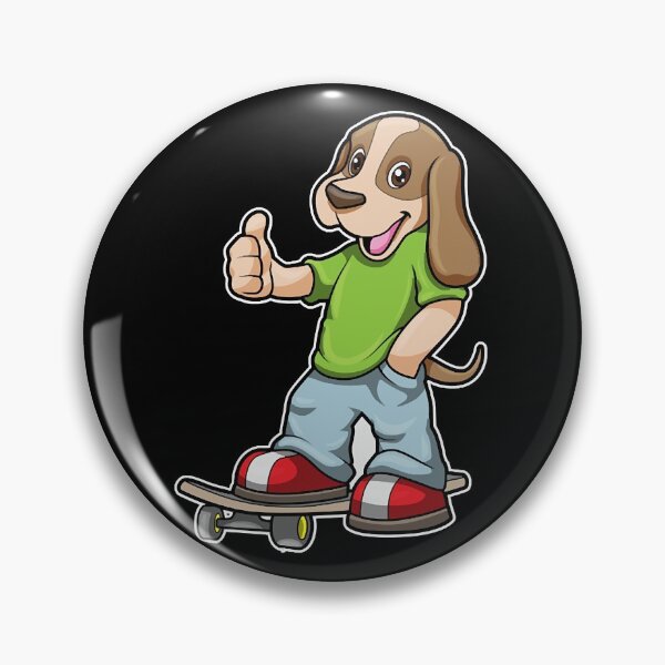 Item preview, Dog as Skater with Skateboard  designed and sold by duongthachth.