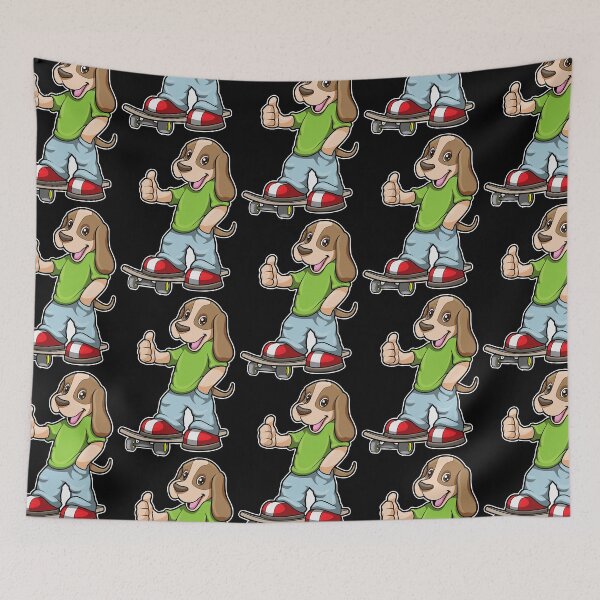 Item preview, Dog as Skater with Skateboard  designed and sold by duongthachth.