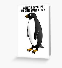 Penguin family Greeting Card