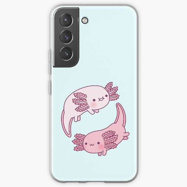 Axolotl Yin Yang Cute Mexican Walking Fish Boys Girls iPhone 13