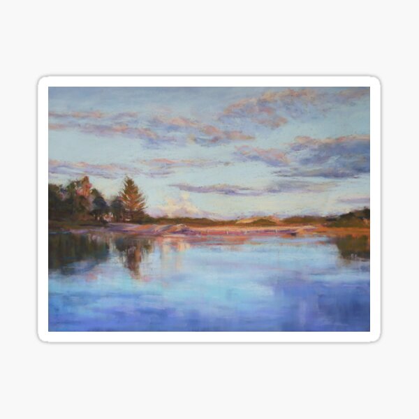 Narrabeen Lakes - late afternoon Sticker