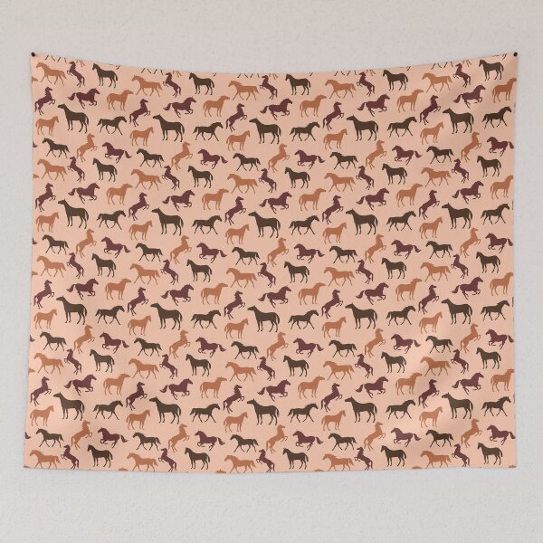 Item preview, Horse Silhouette Pattern designed and sold by CheekyChicChic.