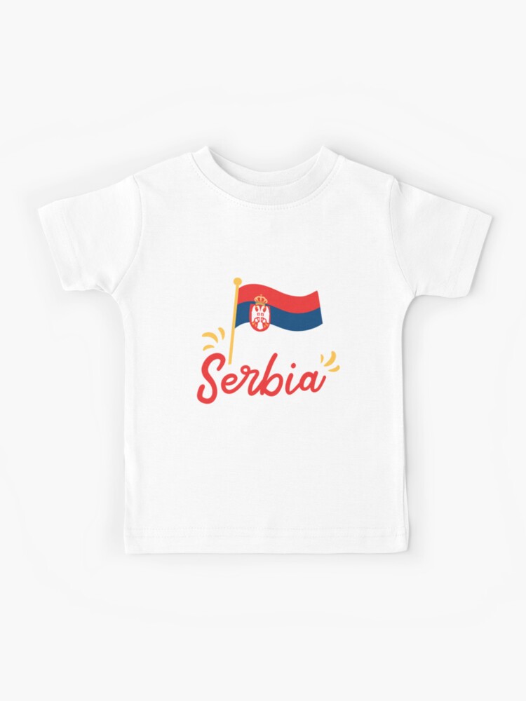 Unisex Nation T-shirt Serbia Flag Serbs T-shirts Jersey For Men