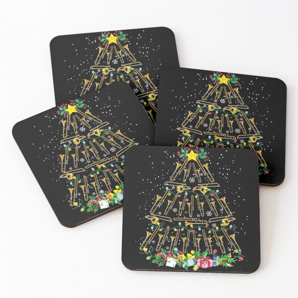 Item preview, Funny Christmas Trombone Player Xmas Tree Music Lover Santa designed and sold by VeronikaKraus.