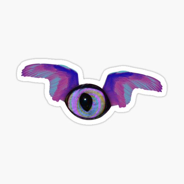 check out my other stickers bae #eye #weirdcore #cybercore #angelcore  #angel #eyewithwings #weird #goth #emo …