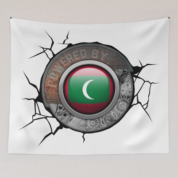 Item preview, Maldives Steampunk Engine Powered By Maldivian National Pride designed and sold by onicon.